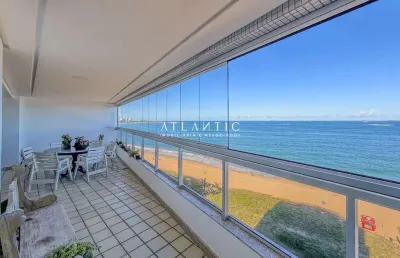 Frente mar, gigante praia da costa, 4 quartos com 2 suite!