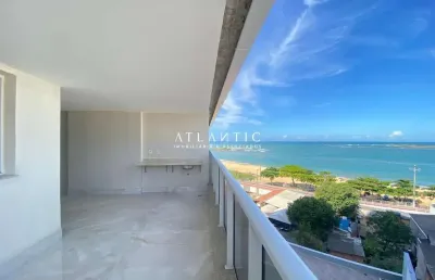 Vista para o mar, com 03 quartos com 02 suítes alto padrão