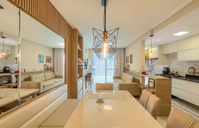 Apartamento com 2 dormitórios à venda, 65 m²  - praia de itaparica - vila velha/es