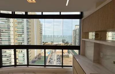Todo decorado, fica tudo! predio novo 3 quartos com suite vista mar
