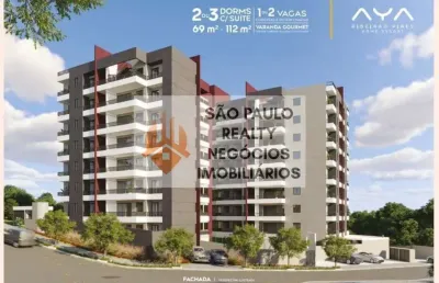 Aya home resort - 3 dorms. 69,00² com suíte e garagem | lazer completo - entrega: fevereiro de 2028