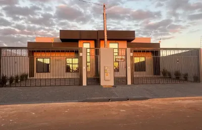 Casa nova à venda no recanto tropical | 1 suíte + 1 quarto | 2 vagas