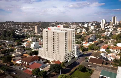 Bonsai premium 2, apartamento na planta, 2 quartos + 1 vaga e área de lazer no centro de cascavel