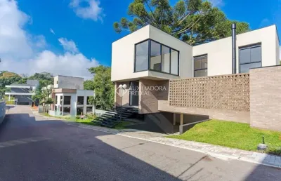 Casa em condomínio fechado com 3 quartos à venda na rua luiz tramontin, 1651, campo comprido, curitiba, 286 m2 por r$ 2.490.000