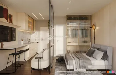 Apartamento com 1 quarto à venda na rua paula gomes, 33, são francisco, curitiba, 35 m2 por r$ 531.446