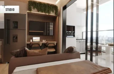 Apartamento com 1 quarto à venda na rua petit carneiro, 121, água verde, curitiba, 30 m2 por r$ 399.000