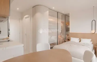 Apartamento com 1 quarto à venda na alameda júlia da costa, 2849, campina do siqueira, curitiba, 13 m2 por r$ 234.998