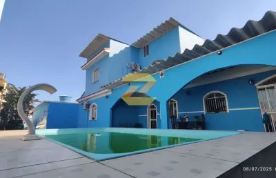 Casa duplex com piscina + casa hóspede - centro de bangu