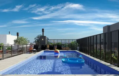 Apartamento com piscina próximo ao shopping palladium