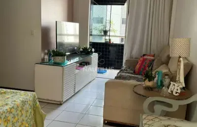 Apartamento com 2/4 sendo 1 suíte simples  e 1 vaga de garagem.