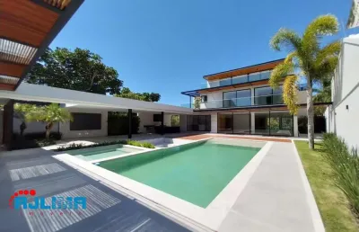 Casa alto padrão para venda em rio de janeiro, barra da tijuca, 5 dormitórios, 5 suítes, 7 banheiros, 5 vagas