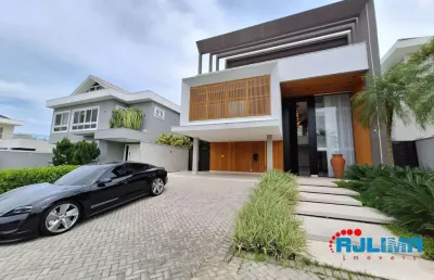 Casa alto padrão para venda em rio de janeiro, barra da tijuca, 5 dormitórios, 5 suítes, 8 banheiros, 3 vagas