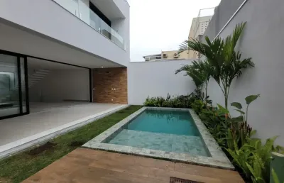 Casa nova em condomínio com 4 quartos em moema, indianópolis