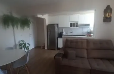 Bairro fazenda! apartamento de 02 dormitórios com móveis planejados financiável