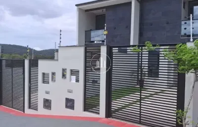 Sobrado geminado 3 quartos com 1 suíte e 102m² - forquilhas - est