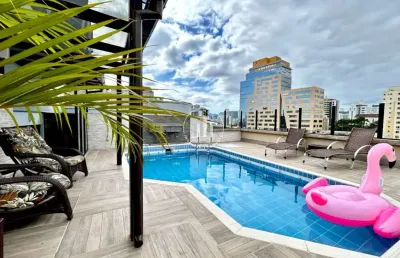 Cobertura 4 quartos com 3 suítes e 320m² - canto - est
