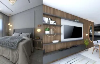 Apartamento 3quartos com 1 suíte e 83m² - nova palhoça  - est