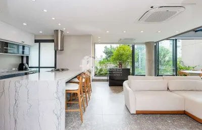 Apartamento garden para venda em cidade monções com 2 quartos, sendo 2 suítes, 165m²
