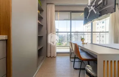 Studio para venda em indianópolis com 1 quarto, 25m²