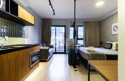 Apartamento tipo para venda em higienópolis com 1 quarto, 30m²