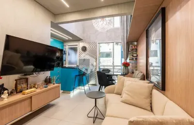 Duplex para venda em paraíso com 1 quarto, sendo 1 suíte, 42m²