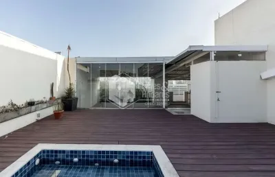 Cobertura para venda em paraíso do morumbi com 3 quartos, sendo 3 suítes, 272m²