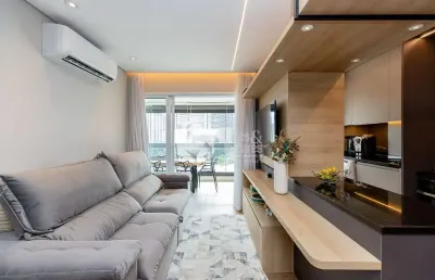 Apartamento tipo para venda em chácara santo antônio (zona sul) com 2 quartos, sendo 1 suíte, 70m²