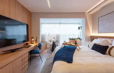 Apartamento tipo para venda em vila clementino com 1 quarto, sendo 1 suíte, 46m²