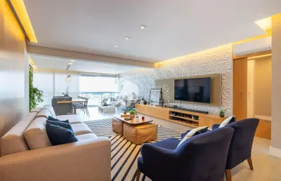 Apartamento tipo para venda em vila mascote com 3 quartos, sendo 3 suítes, 165m²