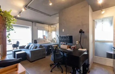 Apartamento tipo para venda em brooklin com 1 quarto, sendo 1 suíte, 44m²