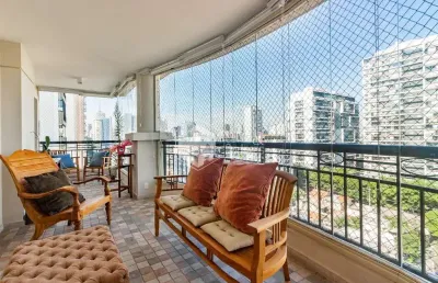 Apartamento tipo para venda em brooklin com 4 quartos, sendo 3 suítes, 200m²