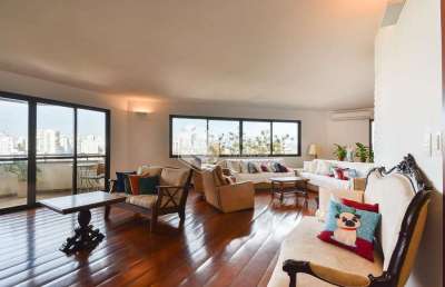 Apartamento tipo para venda em pacaembu com 4 quartos, sendo 4 suítes, 379m²