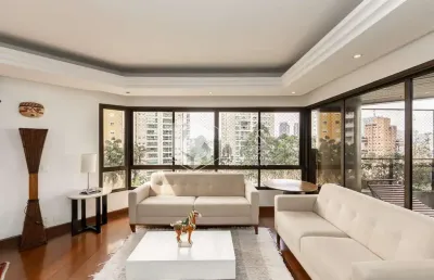 Apartamento tipo para venda em paraíso do morumbi com 4 quartos, sendo 2 suítes, 285m²