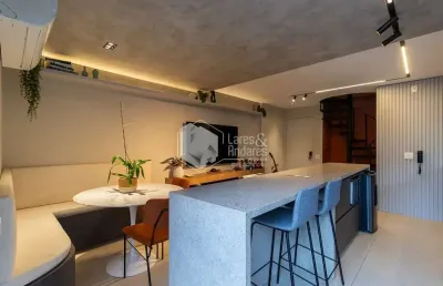 Duplex para venda em moema com 2 quartos, sendo 1 suíte, 58m²