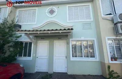 Casa em condomínio fechado com 2 quartos à venda na avenida guilherme schell, 1250, rio branco, canoas por r$ 269.000