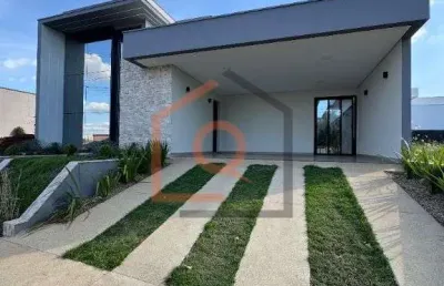 Casa de luxo com 3 suites no condominio parque residencial damha em araraquara