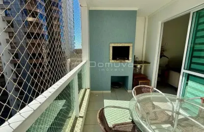Apartamento 3 suítes quadra mar com churrasqueira locação anual no centro de balneário camboriú