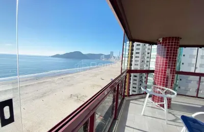 Locação temporada frente mar 3 suítes centro balneário camboriú