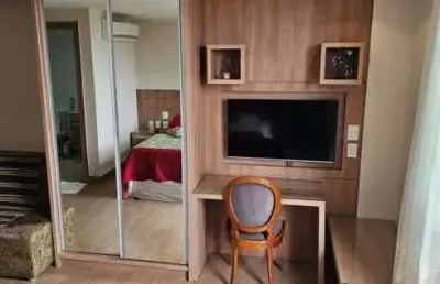 Flat à venda no explendido vista azul apart hotel – pedra azul/es