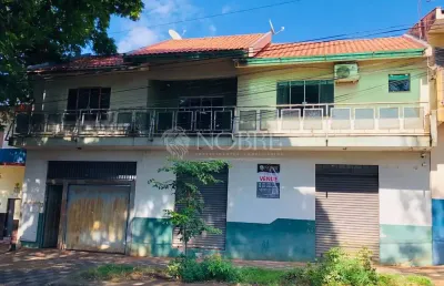 Salão comercial com apartamento na av. são domingos