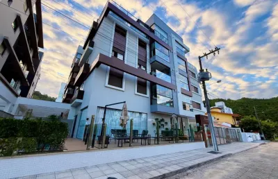Lindo apartamento vista mar com 2 dormitórios na praia de palmas - governador celso ramos - sc