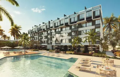 Costa do mar - apartamentos na praia dos carneiros com lazer completo!!