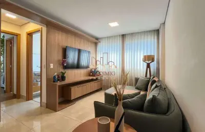 Apartamento à venda, 2 quartos, 1 suíte, 2 vagas, liberdade - belo horizonte/mg