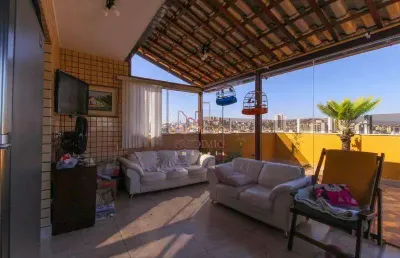 Cobertura à venda, 3 quartos, 1 suíte, 2 vagas, ouro preto - belo horizonte/mg