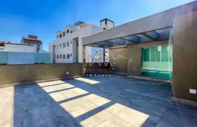 Cobertura à venda, 3 quartos, 1 suíte, 2 vagas, castelo - belo horizonte/mg