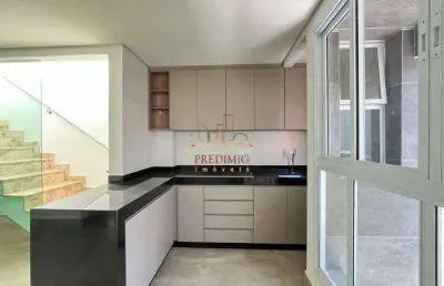 Cobertura à venda, 3 quartos, 1 suíte, 2 vagas, castelo - belo horizonte/mg