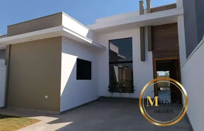 Casa para venda em boituva, portal ville jardins, 3 dormitórios, 1 suíte, 2 banheiros, 2 vagas