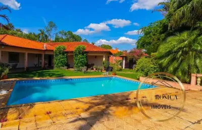 Chácara condomínio para venda em porto feliz, condominio san thomé, 5 dormitórios, 5 suítes, 2 banheiros, 3 vagas