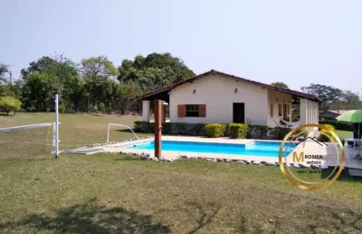 Chácara condomínio para venda em porto feliz, aldeia dos laranjais, 3 dormitórios, 1 suíte, 3 banheiros