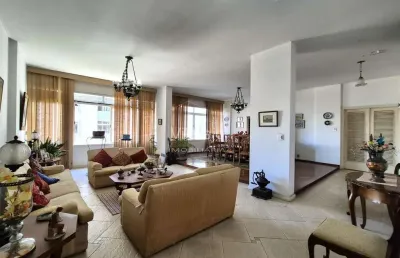 Apartamento venda 4 quartos sala 2 ambientes flamengo 175m²